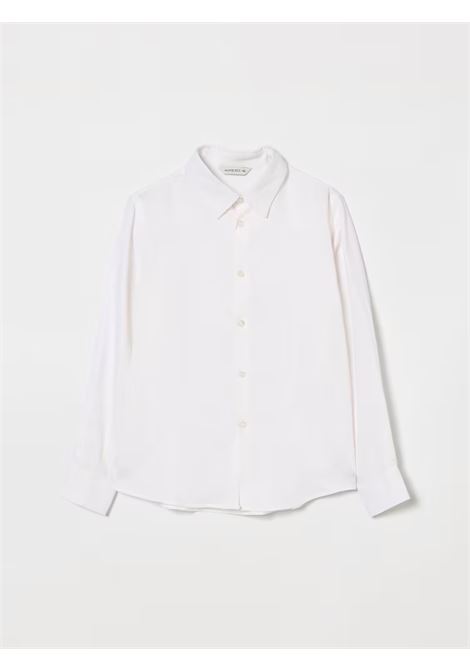 Camicia con logo ricamato MANUEL RITZ | MR3478BIANCO